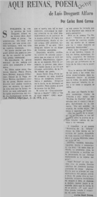 Aquí reinas, poesía