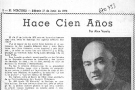 Hace cien años