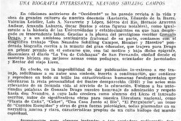 Una biografía interesante, Neandro Shilling Campos