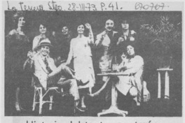 Historia del teatro contarán actores en el Camilo Henríquez.