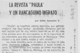 La revista "Paula" y un rancagüino ingrato