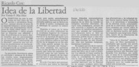 Idea de la libertad