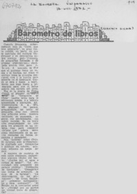 Barómetro de libros