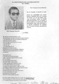 El sentimiento de culpabilidad en "El túnel"