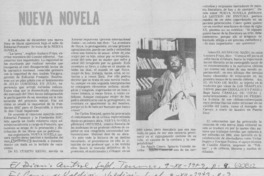 Nueva novela.