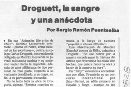 Droguett, la sangre y una anécdota