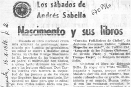 Nascimiento y sus libros.