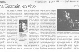 Delfina Guzmán, en vivo