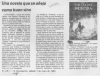 Una novela que se añeja como buen vino