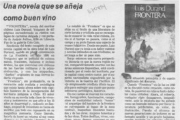 Una novela que se añeja como buen vino