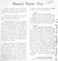 Manuel Durán Díaz