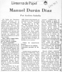 Manuel Durán Díaz