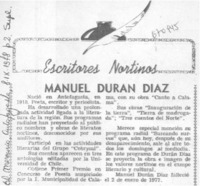 Manuel Durán Díaz