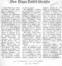 Don Diego Dublé Urrutia