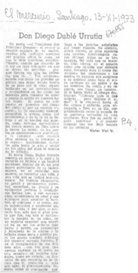 Don Diego Dublé Urrutia