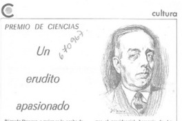Un Erudito apasionado.