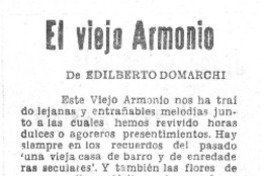 El viejo armonio