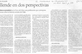 Allende en dos perspectivas.