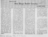 Don Diego Dublé Urrutia