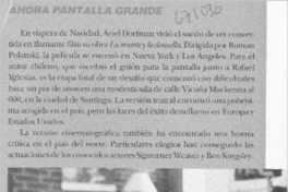 Ahora pantalla grande