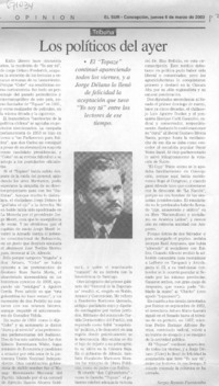 Los Políticos del ayer