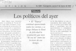 Los Políticos del ayer