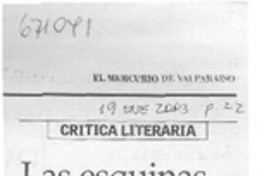 Las esquinas peligrosas del mundo.