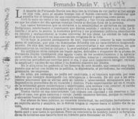 Fernando Durán V.