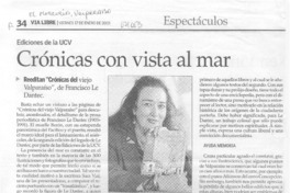 Crónicas con vista al mar.