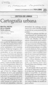 Cartografía urbana.