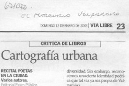 Cartografía urbana.