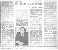 En torno a una elegía