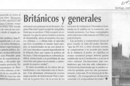 Británicos y generales.