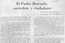 El Padre Hurtado, sacerdote y ciudadano