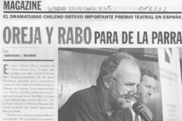 Oreja y rabo para De la Parra.