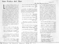 San Pedro del mar