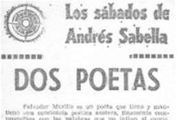 Dos poetas