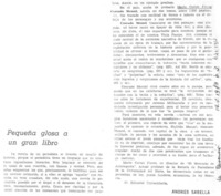 Pequeña glosa a un gran libro