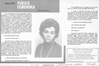 Poesía femenina