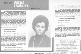 Poesía femenina