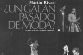 ¿Un galán pasado de moda?