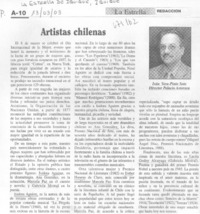 Artistas chilenas