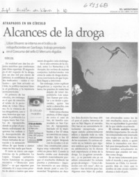 Alcances de la droga