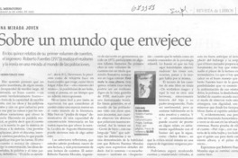 Sobre un mundo que envejece