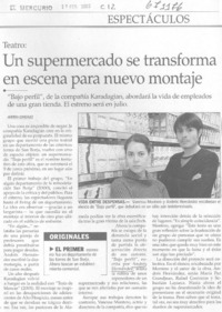 Un supermercado se transforma en escena para nuevo montaje