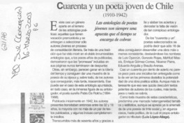 Cuarenta y un poeta joven de Chile (1910-1942)