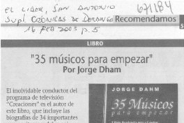 35 músicos para empezar