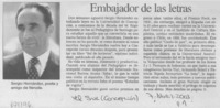 Embajador de letras.