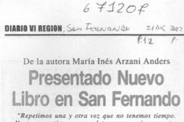 Presentado nuevo libro en San Fernando.