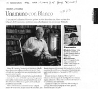 Unamuno con Blanco.